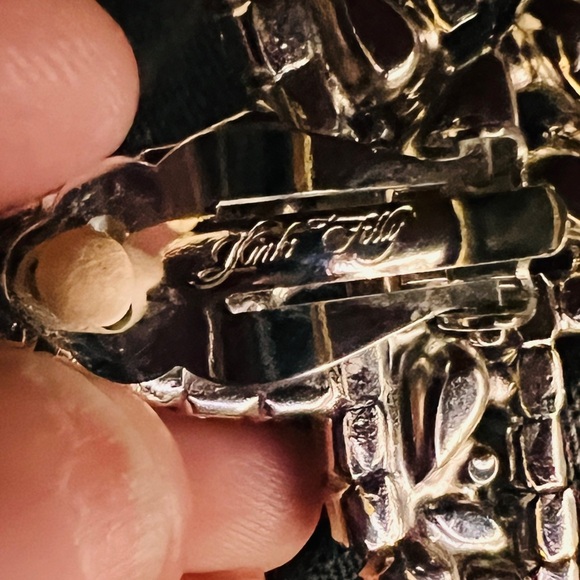 Vintage Sparkling Starfish Kirk’s Folly Crystal Clip On Earrings - Picture 7 of 9